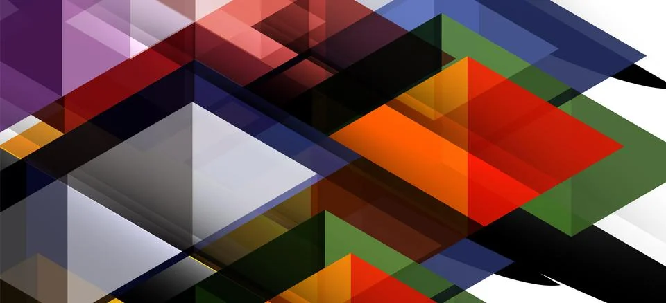 Abstract triangle pattern, colorful backdrop. Presentation template. Modern 스톡 일러스트
