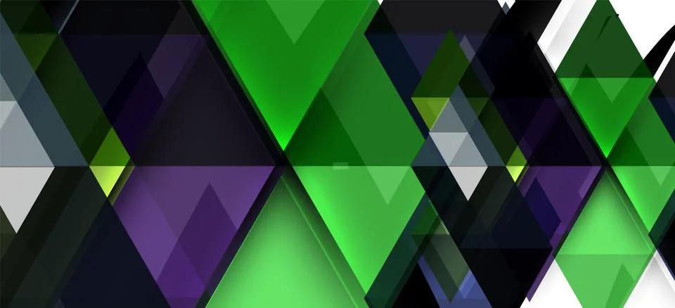 Abstract triangle pattern, colorful backdrop. Presentation template. Modern Stock Illustration