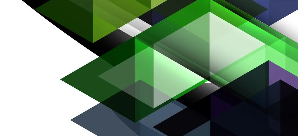 Abstract triangle pattern, colorful backdrop. Presentation template. Modern Stock Illustration