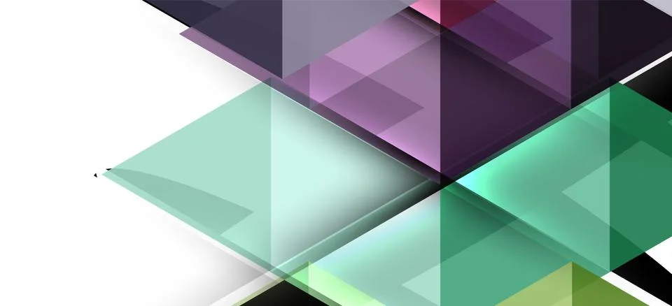 Abstract triangle pattern, colorful backdrop. Presentation template. Modern 스톡 일러스트