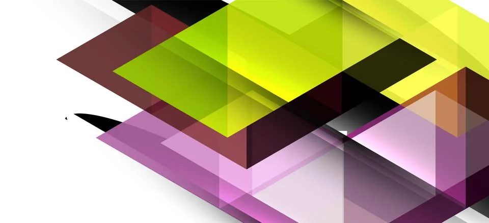 Abstract triangle pattern, colorful backdrop. Presentation template. Modern Illustrazione stock