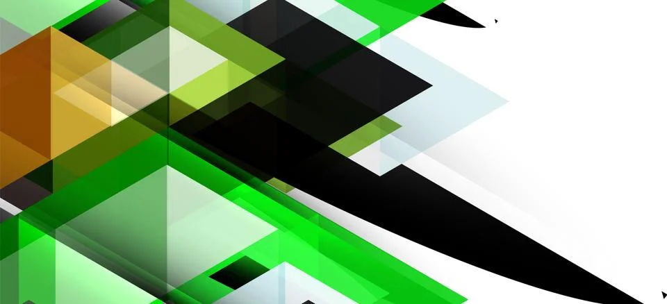 Abstract triangle pattern, colorful backdrop. Presentation template. Modern Stock Illustration