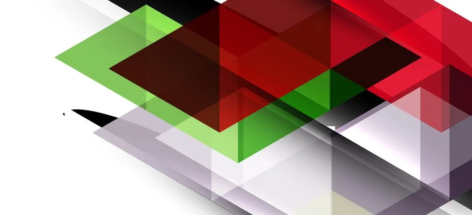 Abstract triangle pattern, colorful backdrop. Presentation template. Modern Stock Illustration