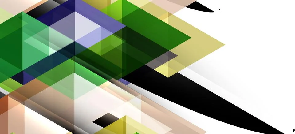 Abstract triangle pattern, colorful backdrop. Presentation template. Modern Stock Illustration