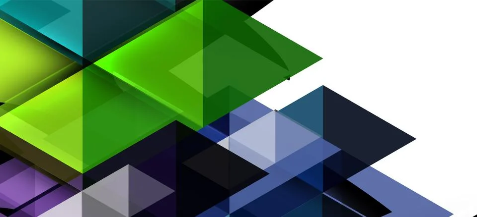 Abstract triangle pattern, colorful backdrop. Presentation template. Modern 스톡 일러스트