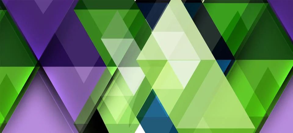 Abstract triangle pattern, colorful backdrop. Presentation template. Modern 스톡 일러스트
