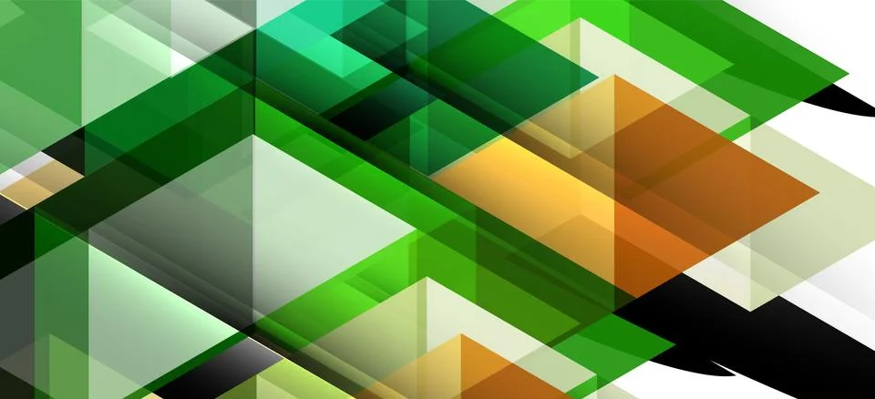 Abstract triangle pattern, colorful backdrop. Presentation template. Modern Stock Illustration