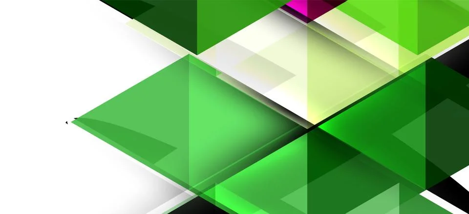 Abstract triangle pattern, colorful backdrop. Presentation template. Modern Stock Illustration