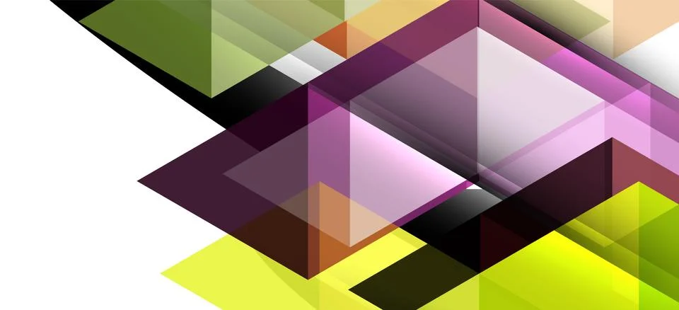 Abstract triangle pattern, colorful backdrop. Presentation template. Modern 스톡 일러스트