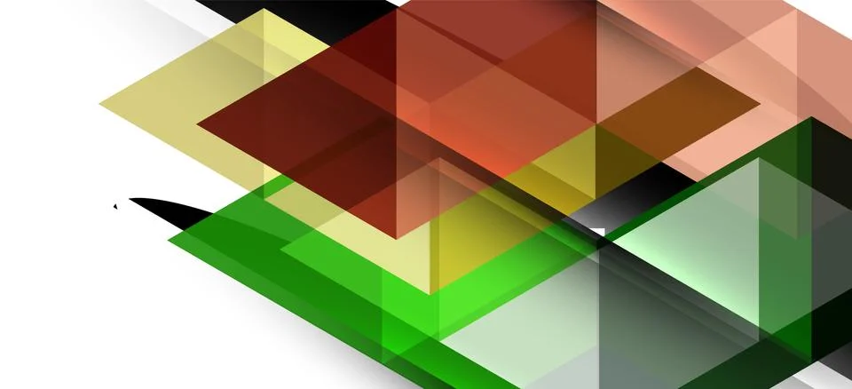 Abstract triangle pattern, colorful backdrop. Presentation template. Modern Stock Illustration