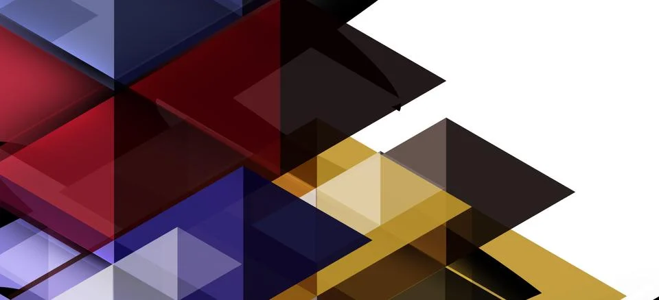 Abstract triangle pattern, colorful backdrop. Presentation template. Modern Stock Illustration