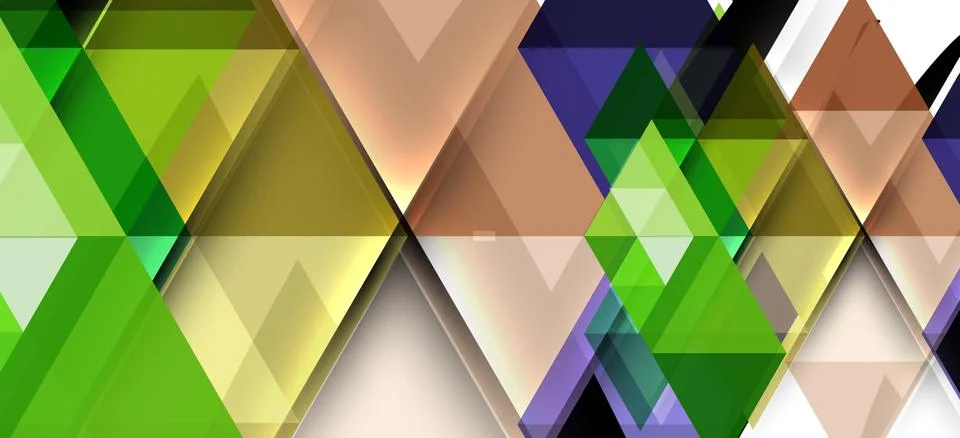 Abstract triangle pattern, colorful backdrop. Presentation template. Modern 스톡 일러스트