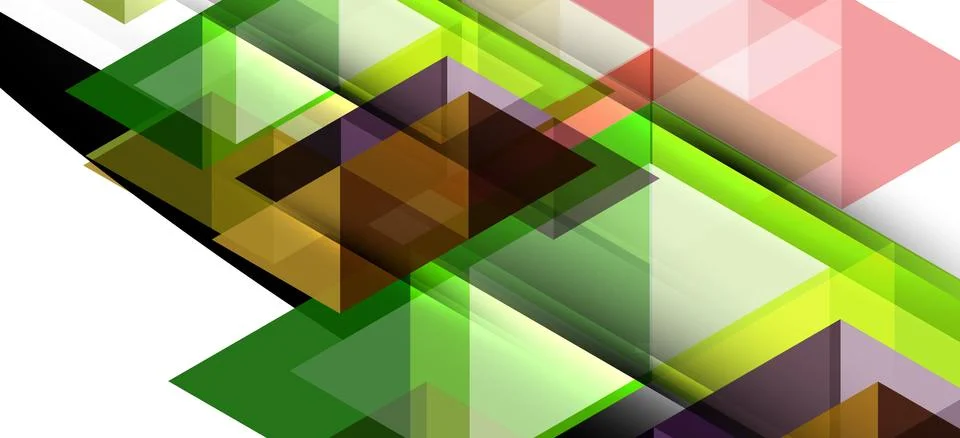Abstract triangle pattern, colorful backdrop. Presentation template. Modern Stock Illustration