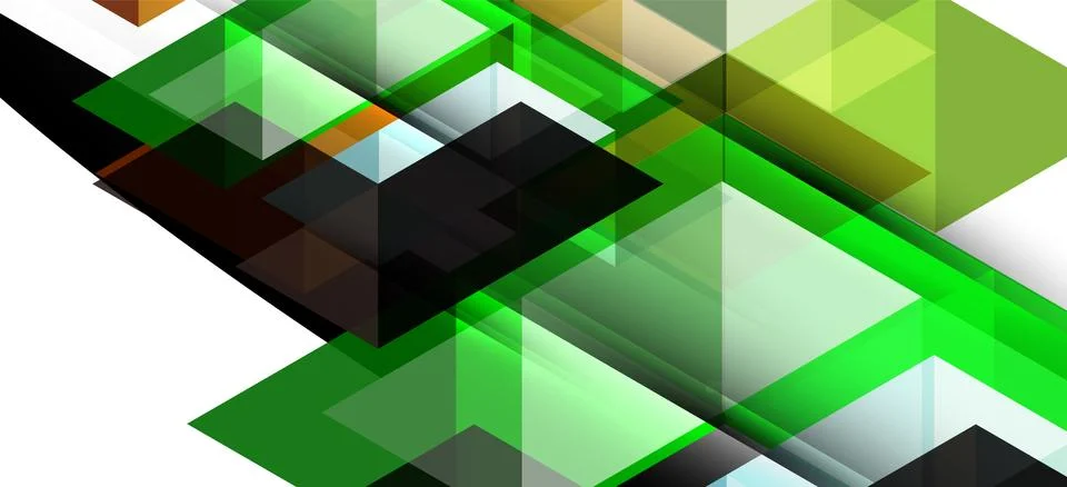 Abstract triangle pattern, colorful backdrop. Presentation template. Modern Stock Illustration