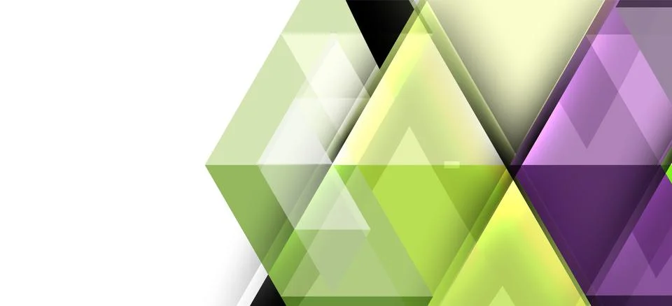 Abstract triangle pattern, colorful backdrop. Presentation template. Modern 스톡 일러스트