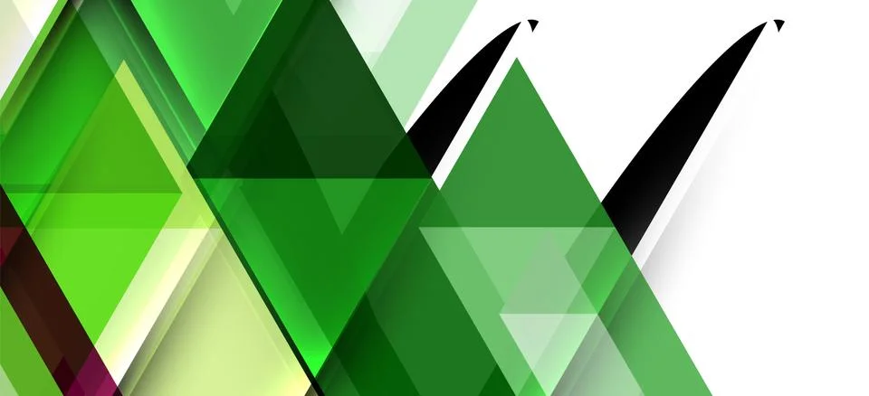 Abstract triangle pattern, colorful backdrop. Presentation template. Modern Stock Illustration