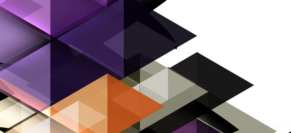 Abstract triangle pattern, colorful backdrop. Presentation template. Modern 스톡 일러스트