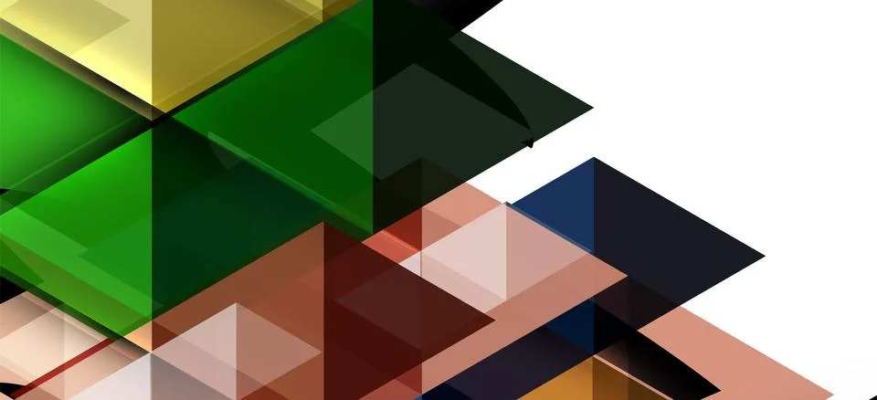 Abstract triangle pattern, colorful backdrop. Presentation template. Modern 스톡 일러스트