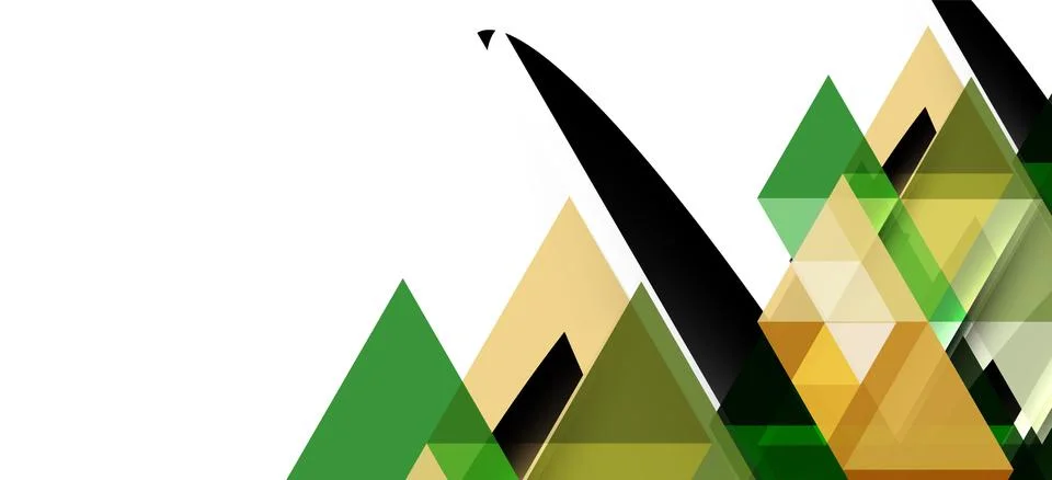 Abstract triangle pattern, colorful backdrop. Presentation template. Modern Stock Illustration