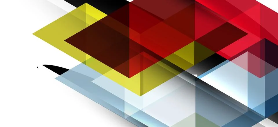 Abstract triangle pattern, colorful backdrop. Presentation template. Modern Stock Illustration