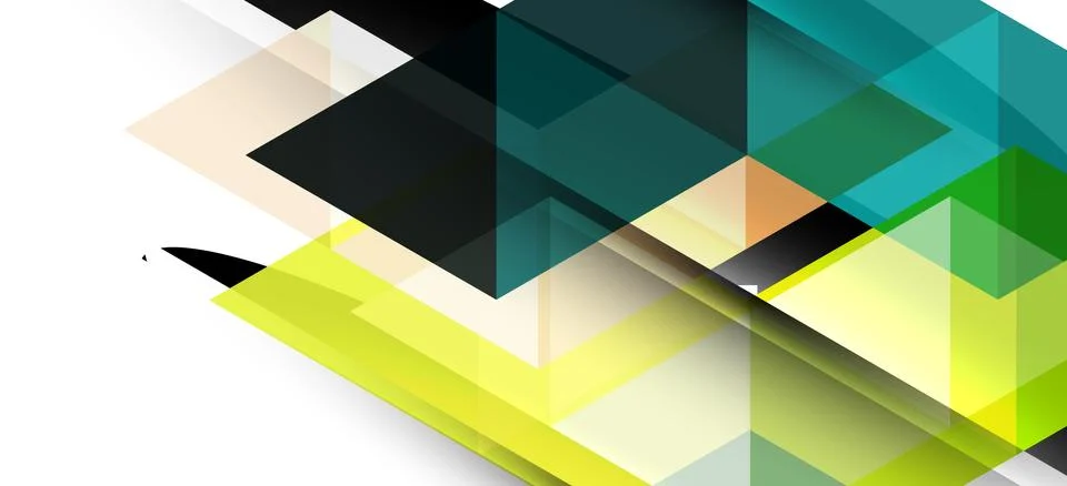 Abstract triangle pattern, colorful backdrop. Presentation template. Modern Illustrazione stock