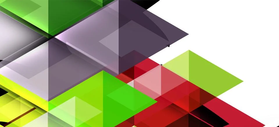 Abstract triangle pattern, colorful backdrop. Presentation template. Modern Stock Illustration