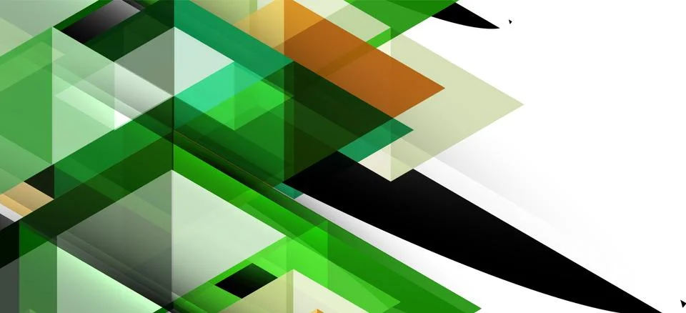 Abstract triangle pattern, colorful backdrop. Presentation template. Modern Stock Illustration