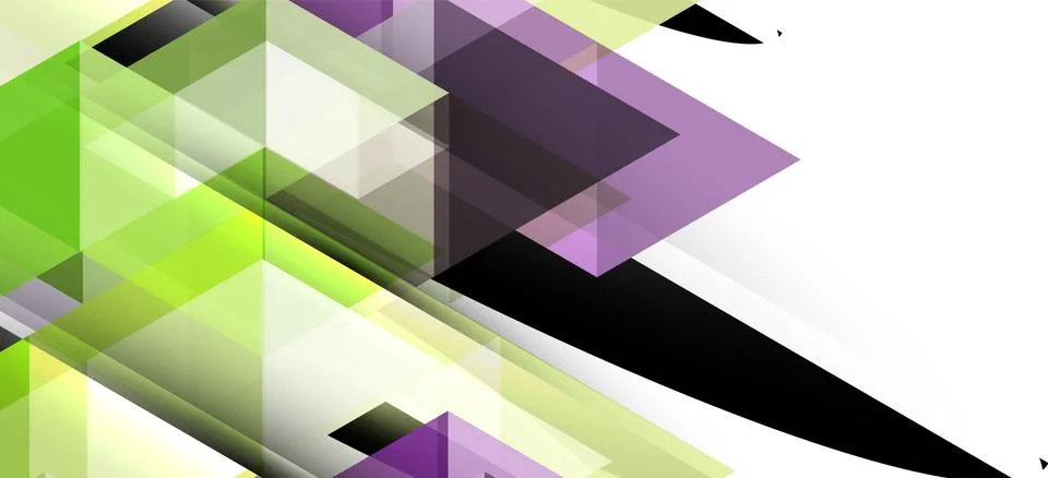 Abstract triangle pattern, colorful backdrop. Presentation template. Modern Stock Illustration