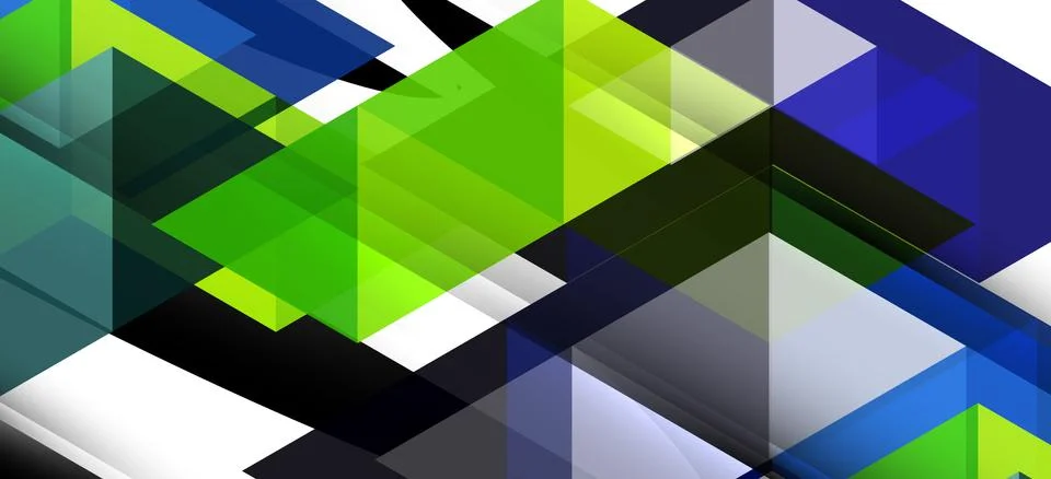 Abstract triangle pattern, colorful backdrop. Presentation template. Modern Stock Illustration