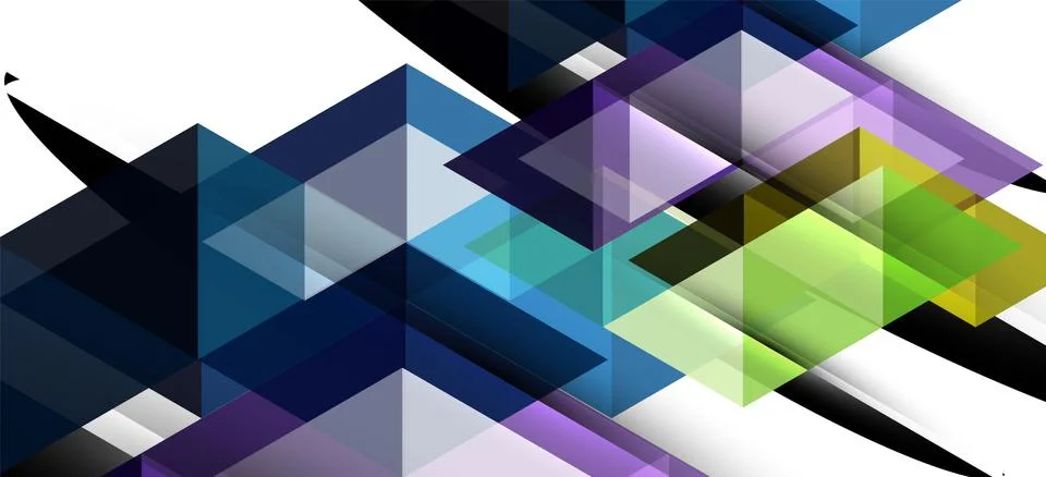 Abstract triangle pattern, colorful backdrop. Presentation template. Modern 스톡 일러스트