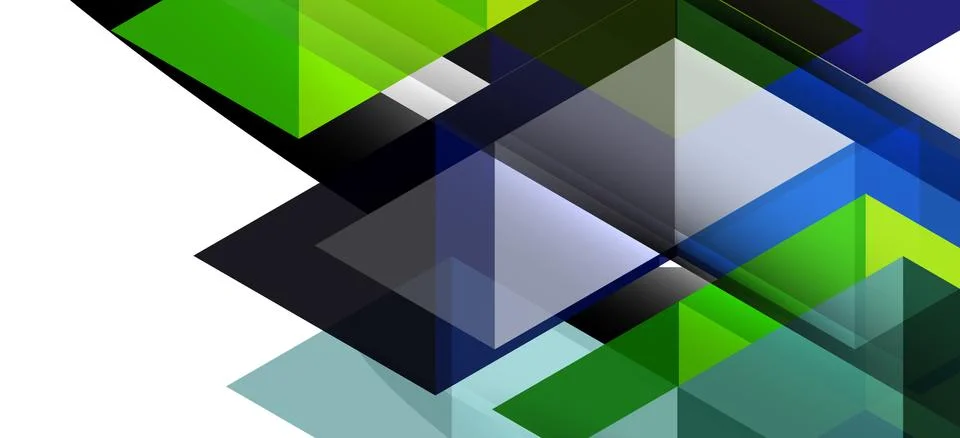 Abstract triangle pattern, colorful backdrop. Presentation template. Modern Stock Illustration