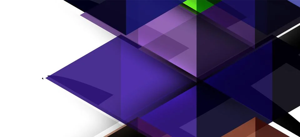 Abstract triangle pattern, colorful backdrop. Presentation template. Modern 스톡 일러스트