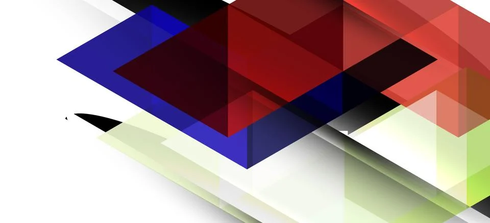 Abstract triangle pattern, colorful backdrop. Presentation template. Modern Illustrazione stock