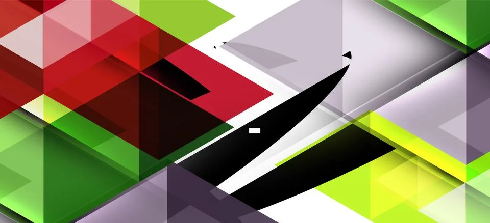 Abstract triangle pattern, colorful backdrop. Presentation template. Modern 스톡 일러스트