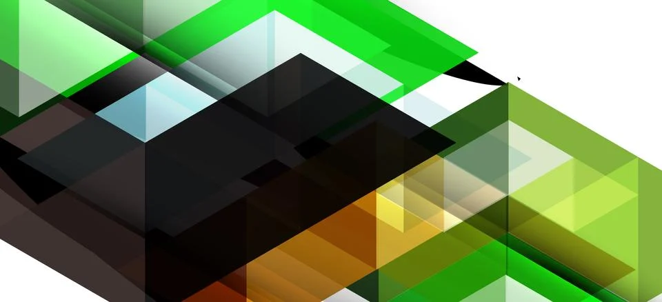 Abstract triangle pattern, colorful backdrop. Presentation template. Modern Illustrazione stock