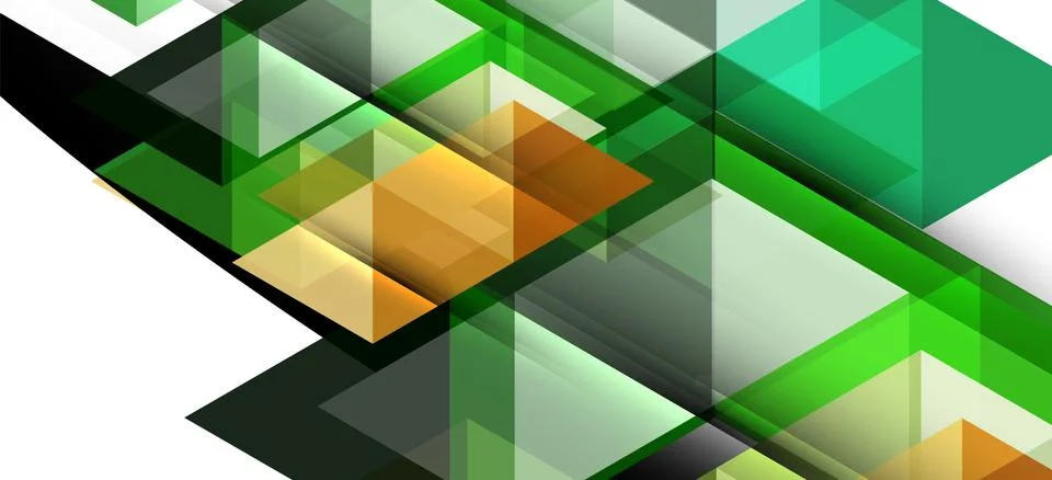 Abstract triangle pattern, colorful backdrop. Presentation template. Modern Illustrazione stock