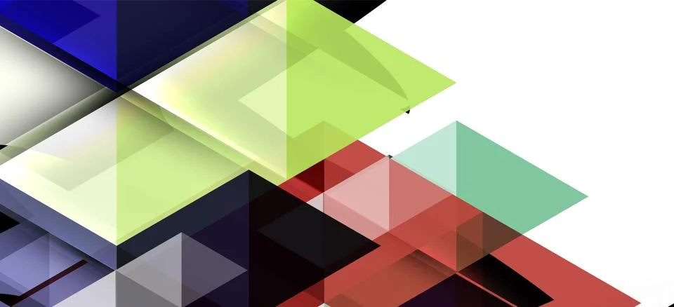 Abstract triangle pattern, colorful backdrop. Presentation template. Modern 스톡 일러스트