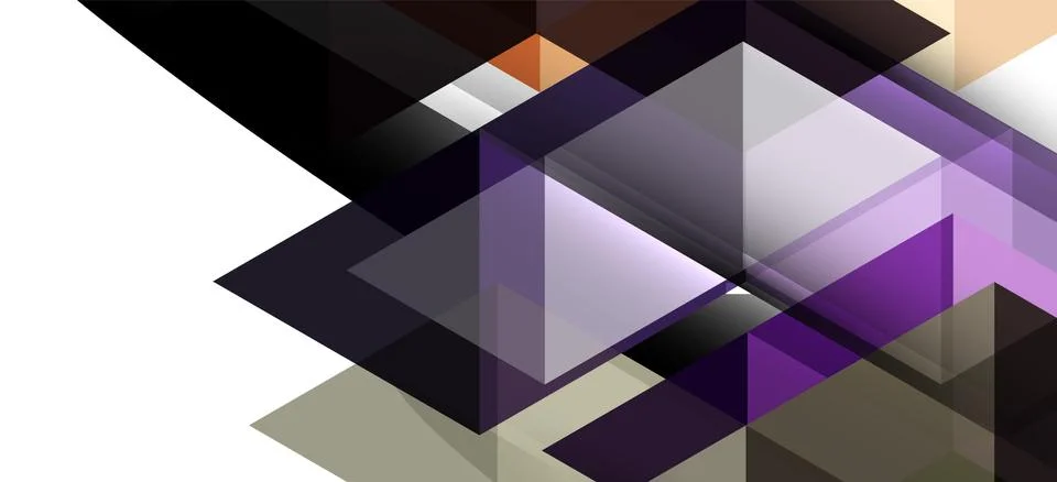 Abstract triangle pattern, colorful backdrop. Presentation template. Modern Stock Illustration