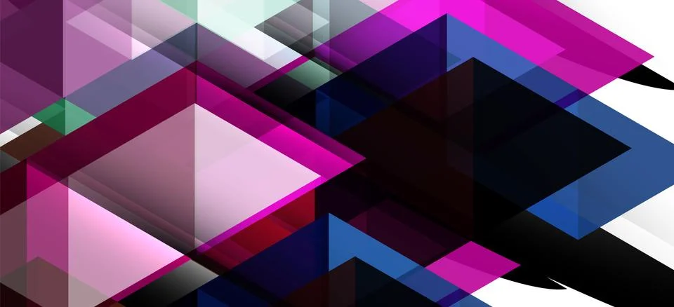 Abstract triangle pattern, colorful backdrop. Presentation template. Modern 스톡 일러스트