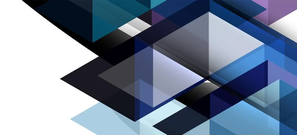 Abstract triangle pattern, colorful backdrop. Presentation template. Modern Stock Illustration