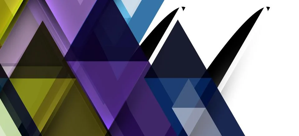 Abstract triangle pattern, colorful backdrop. Presentation template. Modern 스톡 일러스트