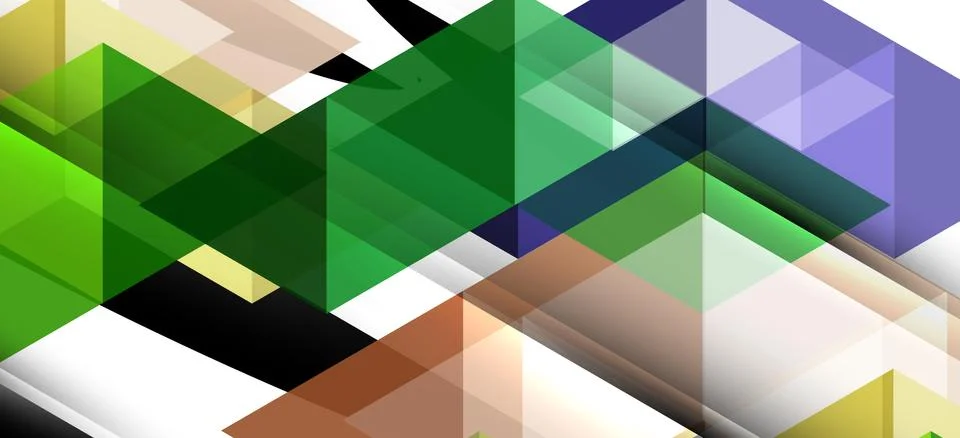 Abstract triangle pattern, colorful backdrop. Presentation template. Modern 스톡 일러스트
