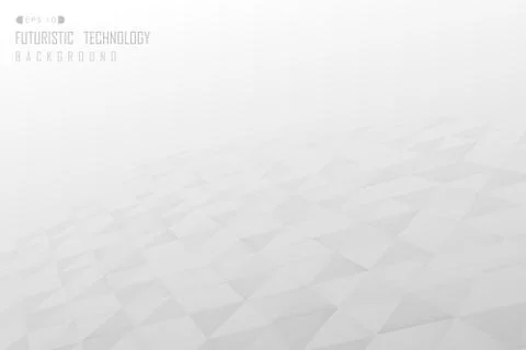 Abstract triangle pattern design of grey technology pattern design artwork Stock Illustration