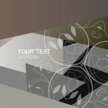 Abstract triangle pattern design Stock Illustration