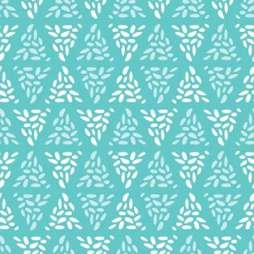 Abstract triangle pattern design. Vector geometric seamless textured repeat. Stock Illustration