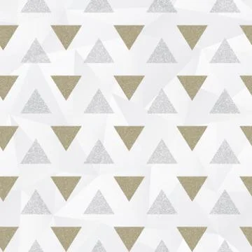 Abstract triangle pattern with grunge effect. Illustrazione stock