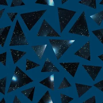 Abstract triangle pattern with grunge effect イラスト素材