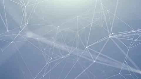 Abstract triangle pattern polygonal network Technology Science. Video stock 115276119