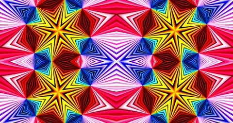 Abstract Triangle Patterns Kaleidoscope Stock Footage 143562371