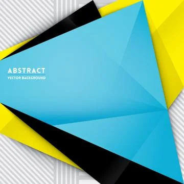 Abstract triangle shape background Stock Illustration